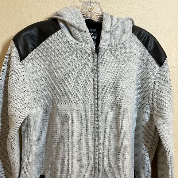 X-Ray Men's Full-Zip Sherpa Knit Hoodie Sweater size XL NWT - Picture 4 of 11